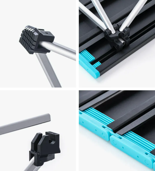 Стол туристический Naturehike складной, 68х46х40,5 см, чёрный