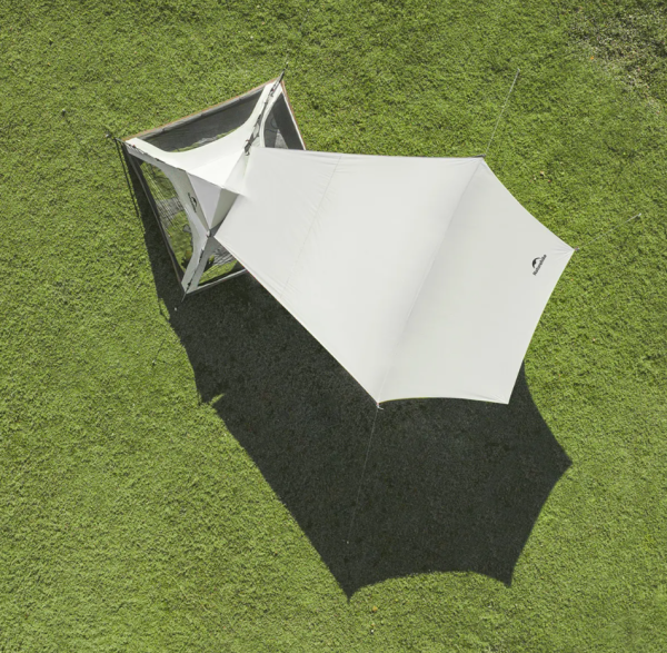 4 Палатка Naturehike Ango 4-местная, быстросборная, коричневая