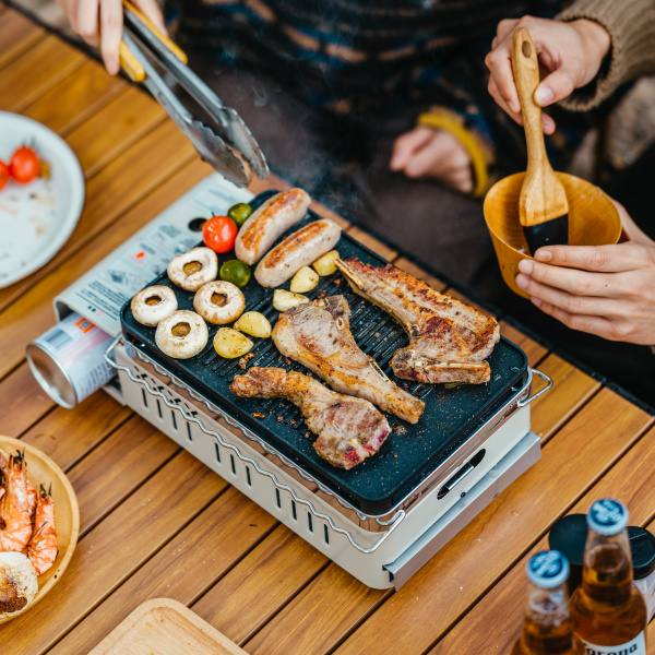 Гриль газовый Naturehike 2,2 кВт, бежевый