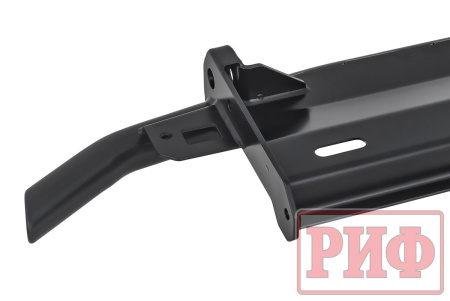 Бампер РИФ силовой задний/защита штатного бампера Lada Niva Travel с возможностью установки фаркопа