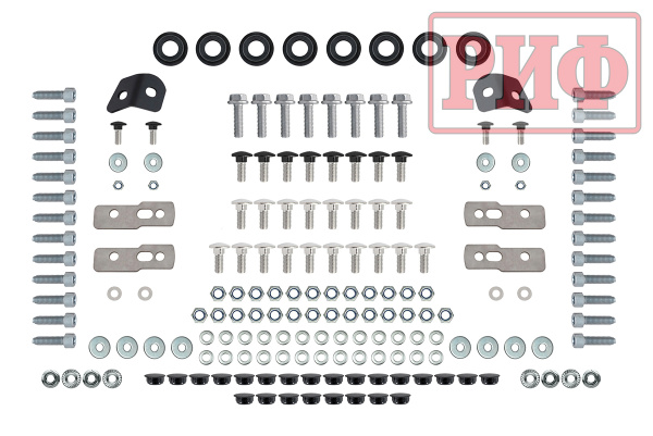 Багажник экспедиционный (платформа) алюминиевый РИФ 1250x1420 мм для Changan Hunter Plus (с крепежом)