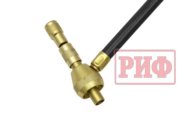 Дефлятор с манометром РИФ цифровой 2.5" с шлангом от 0,3 до 14 атм