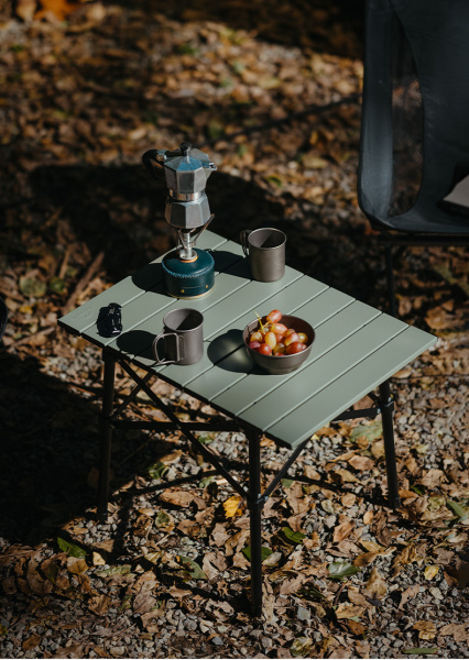 2 Стол туристический Naturehike Yamami Y01 складной,52х37,5х41 см, зеленый