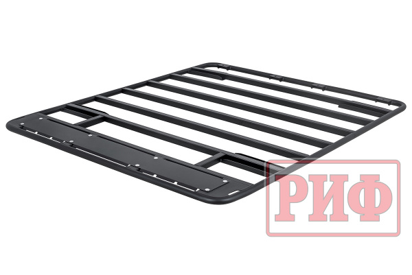 Багажник экспедиционный (платформа) РИФ 1200x1400 мм для Nissan Navara D40 (без штатных рейлингов)