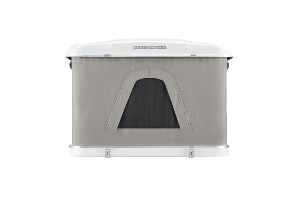 Палатка на крышу автомобиля AUTOHOME MAGGIOLINA AIRLANDER PLUS SMALL, серый тент, лестница 215 мм