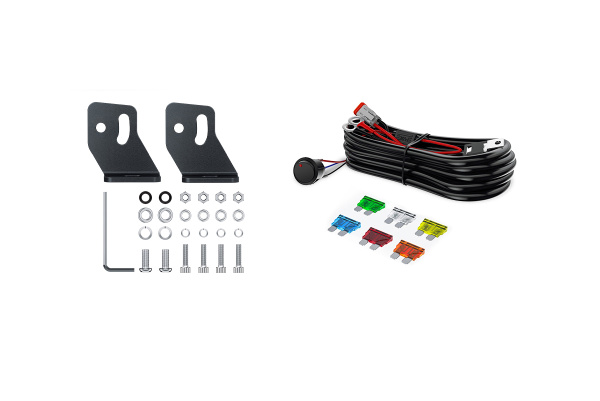 Фара водительского света AURORA 152 мм 30W LED с RGB подсветкой