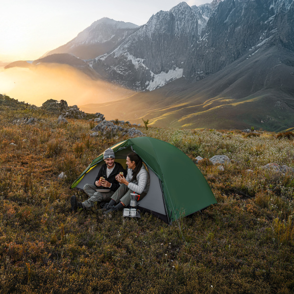 Палатка Naturehike Cloud-Creek PRO, 2-местная, зеленая