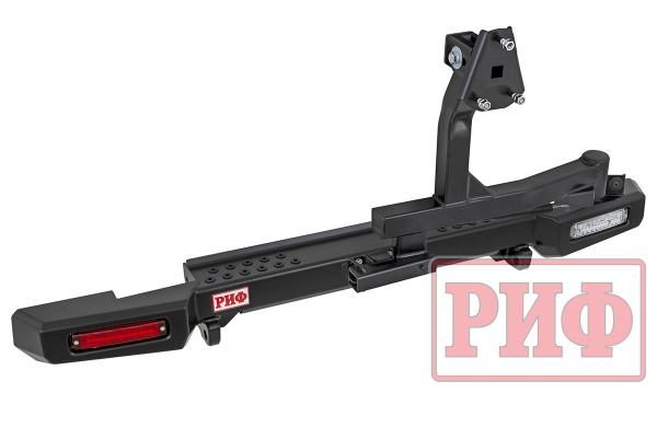 Бампер РИФ силовой задний УАЗ Хантер с фонарями, калиткой, возмож. установ. фаркопа, стандарт