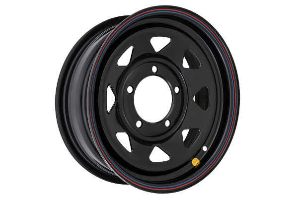 Диск усиленный Suzuki Jimny стальной черный 5x139,7 5,5xR15 d108,1 ET+5 (треуг. мелкий)