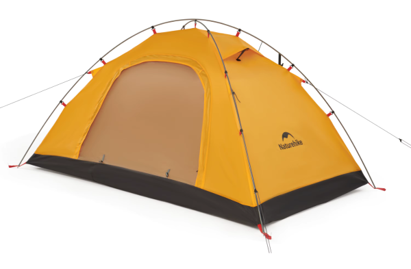 Палатка Naturehike P-Series NEW 2-местная, алюминиевый каркас, оранжевая