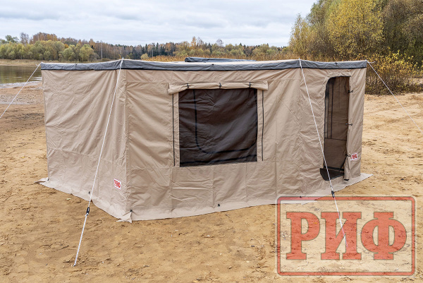 Стенки для комбинированной (прямоугольной с веерной частью) маркизы 2,5х2,5 м правые