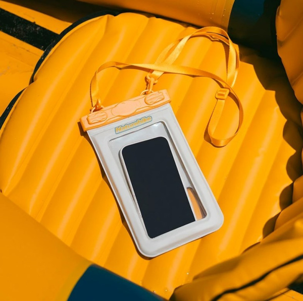 Гермочехол Naturehike плоский для телефона 23х13,5 см., желтый