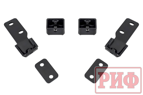 Бампер передний силовой/защита штатного бампера РИФ Toyota Land Cruiser 200 2007-2015 c защитой радиатора