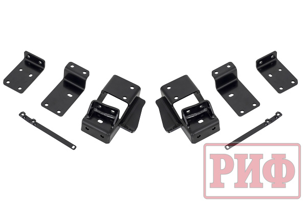 Бампер РИФ силовой передний Mitsubishi Pajero Sport 2015-2020 с защитой радиатора