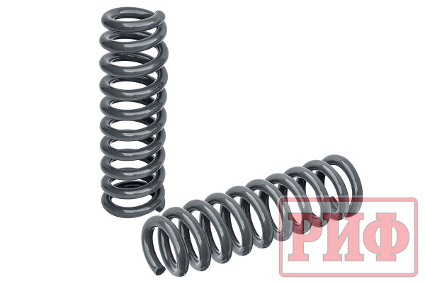 Пружины РИФ передние Toyota Hilux 2005-2014, 2015+, Land Cruiser Prado 120, FJ Cruiser, Haval H9, Sollers ST6, Jac T6, Foton Tunland V9 50-100 кг лифт 45 мм