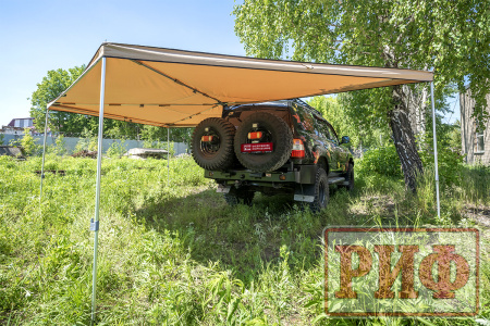 Маркиза автомобильная РИФ веерная 3,0х3,0 м (левая)