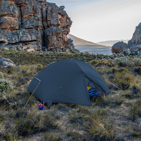 4 Палатка Naturehike Mongar 2-местная, алюминиевый каркас, сверхлегкая, ярко-синяя