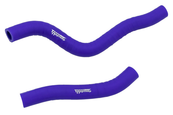 Патрубки печки ВАЗ 2123 "Шеви Нива" (к-т 2 шт) силикон армир