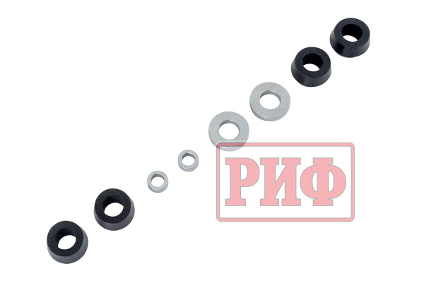 Амортизатор усиленный РИФ "Арктика" задний Toyota Hilux 2015+ штатный и лифт 0-45 мм