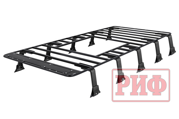 Багажник экспедиционный (платформа) РИФ 1500х2750 мм ГАЗ Соболь (для а/м с люком) Багажник экспедиционный (платформа) РИФ 1500х2750 мм ГАЗ Соболь (для а/м с люком)