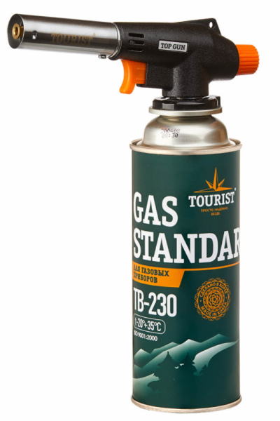 Резак газовый TOURIST TOP GUN с пьезоподжигом