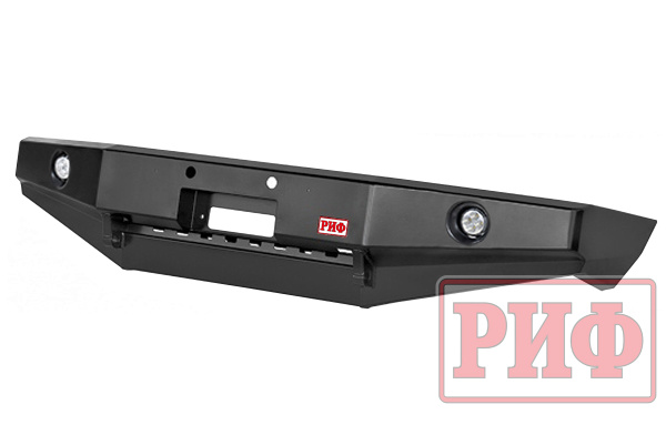 Бампер РИФ силовой передний Toyota Land Cruiser 100 до 2002 с доп. фарами без защитной дуги