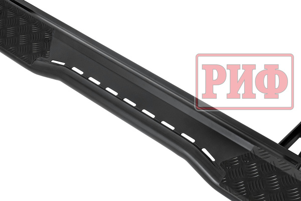 Пороги РИФ силовые Toyota Land Cruiser Prado 120 черные