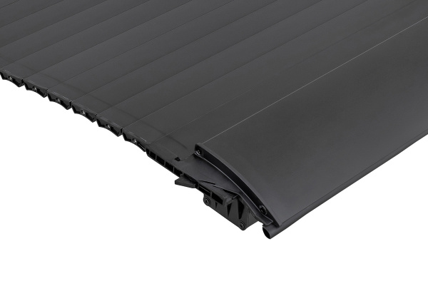 Крышка кузова РИФ для JAC T8 / Sollers ST8, роллета раздвижная 1538х1606 мм, алюминиевая, черная