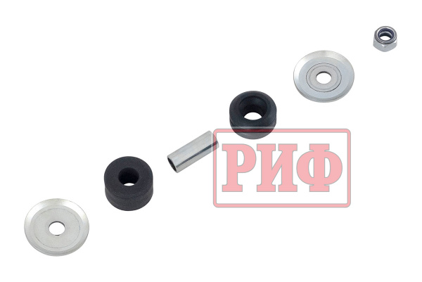 Амортизатор усиленный РИФ "Арктика" передний Nissan Navara D40/Pathfinder R51 штатный и лифт 0-50 мм