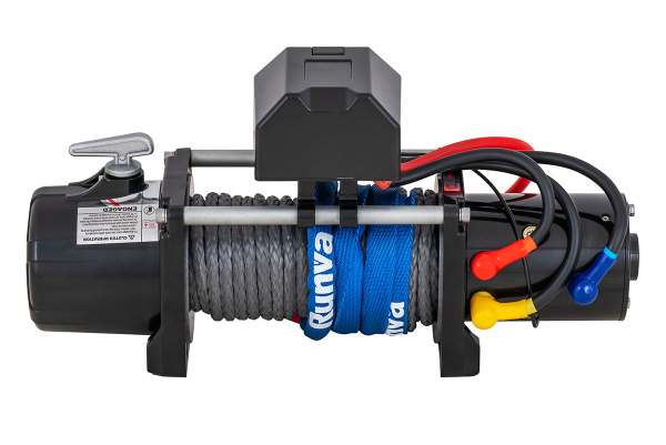 Лебёдка электрическая 12V Magnum 9000 lbs 4200 кг (синтетический трос)