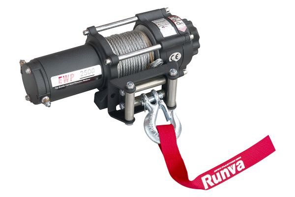 Лебёдка электрическая 12V Runva 2500A lbs 1140 кг Лебёдка электрическая 12V Runva 2500A lbs 1140 кг