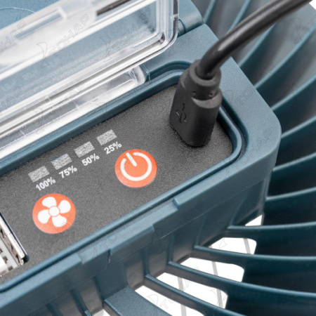 Фонарь кемпинговый NISUS PRO, с вентилятором