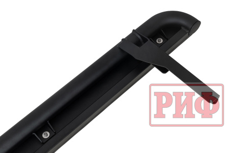 Пороги РИФ силовые ВАЗ Нива черные