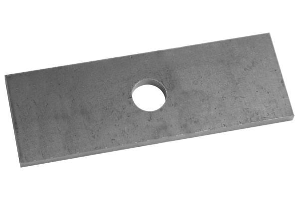 Проставка РИФ рессора-мост УАЗ Буханка 130х45х6 мм (для рессор шириной 45 мм) диаметр отв. 16 мм