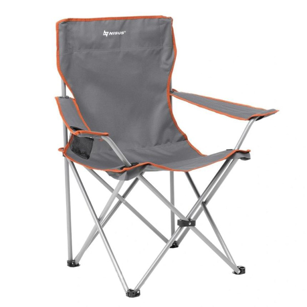 Кресло NISUS складное серое 100 кг. Кресло NISUS складное серое 100 кг.
