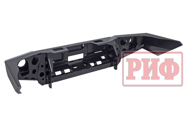 Бампер РИФ силовой передний Toyota Land Cruiser Prado 120 c доп. фарами и защитой бачка омывателя