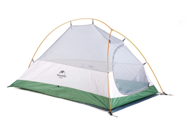 3 Палатка Naturehike Cloud Up 1-местная, алюминиевый каркас, сверхлегкая, зеленый