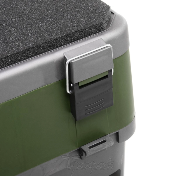 4 Ящик рыболовный зимний HELIOS, 19 л, серый/хаки