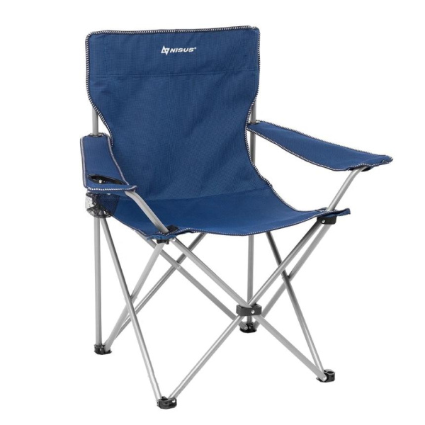 Кресло NISUS складное синие 100 кг. Кресло NISUS складное синие 100 кг.