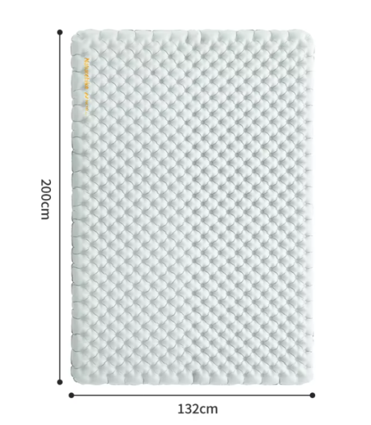 1 Коврик надувной Naturehike 200х132х8 см, серый 1 Коврик надувной Naturehike 200х132х8 см, серый