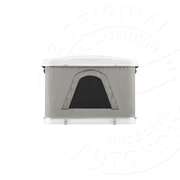 Палатка на крышу автомобиля AUTOHOME MAGGIOLINA AIRLANDER PLUS SMALL, серый тент, лестница 215 мм