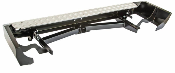 Бампер РИФ задний с квадратом под фаркоп и фонарями TLC 80