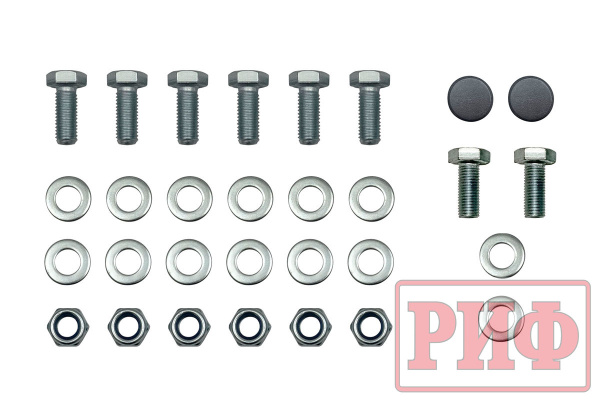 Бампер РИФ силовой передний TLC Prado 120 c защитой радиатора
