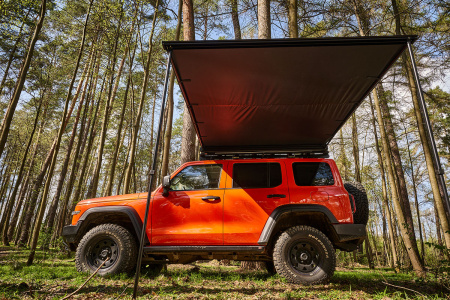 Маркиза автомобильная РИФ 2х2,5 м, черная