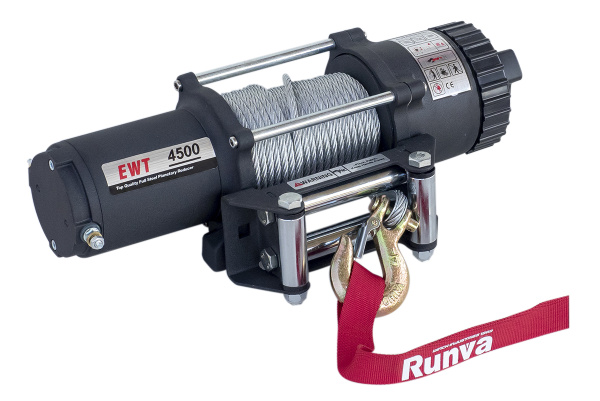Лебёдка электрическая 12V Runva EWT4500A 2041 кг