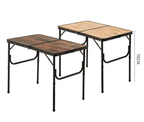 Стол туристический Naturehike складной, 90х60х37 см, с разборными ножками, коричневый