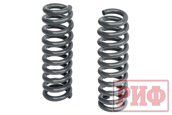 Пружины РИФ передние Toyota Hilux 2005-2014, 2015+, Land Cruiser Prado 120, FJ Cruiser, Haval H9, Sollers ST6, Jac T6, Foton Tunland V9 50-100 кг лифт 45 мм