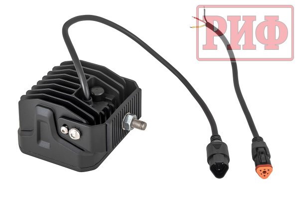 Светодиодная фара водительского света РИФ 107x102x86 мм 60W LED