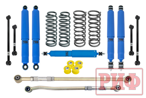 Лифт-комплект РИФ арктический Nissan Patrol Y60 и Y61 до 2000 года лифт 100 мм (правый руль)