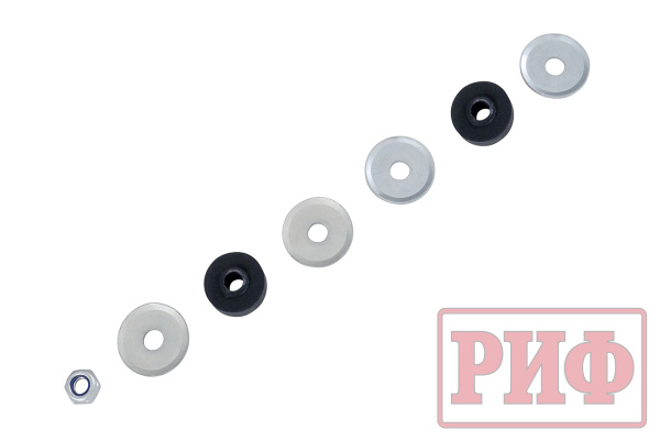 Амортизатор усиленный РИФ задний газовый Toyota Land Cruiser Prado 120, 150, FJ Cruiser лифт 0-45 мм